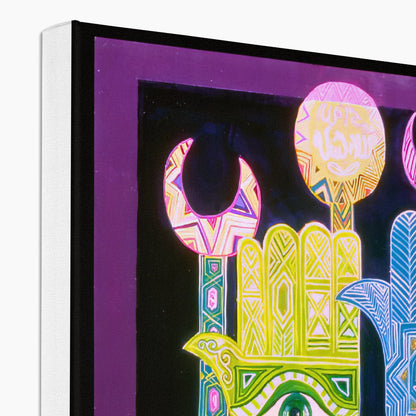 Alams’ - Laila Shawa’s 1992 Artwork on Eco Canvas 'Alams' Eco Canvas Art Print Fine art - Gifting Spree