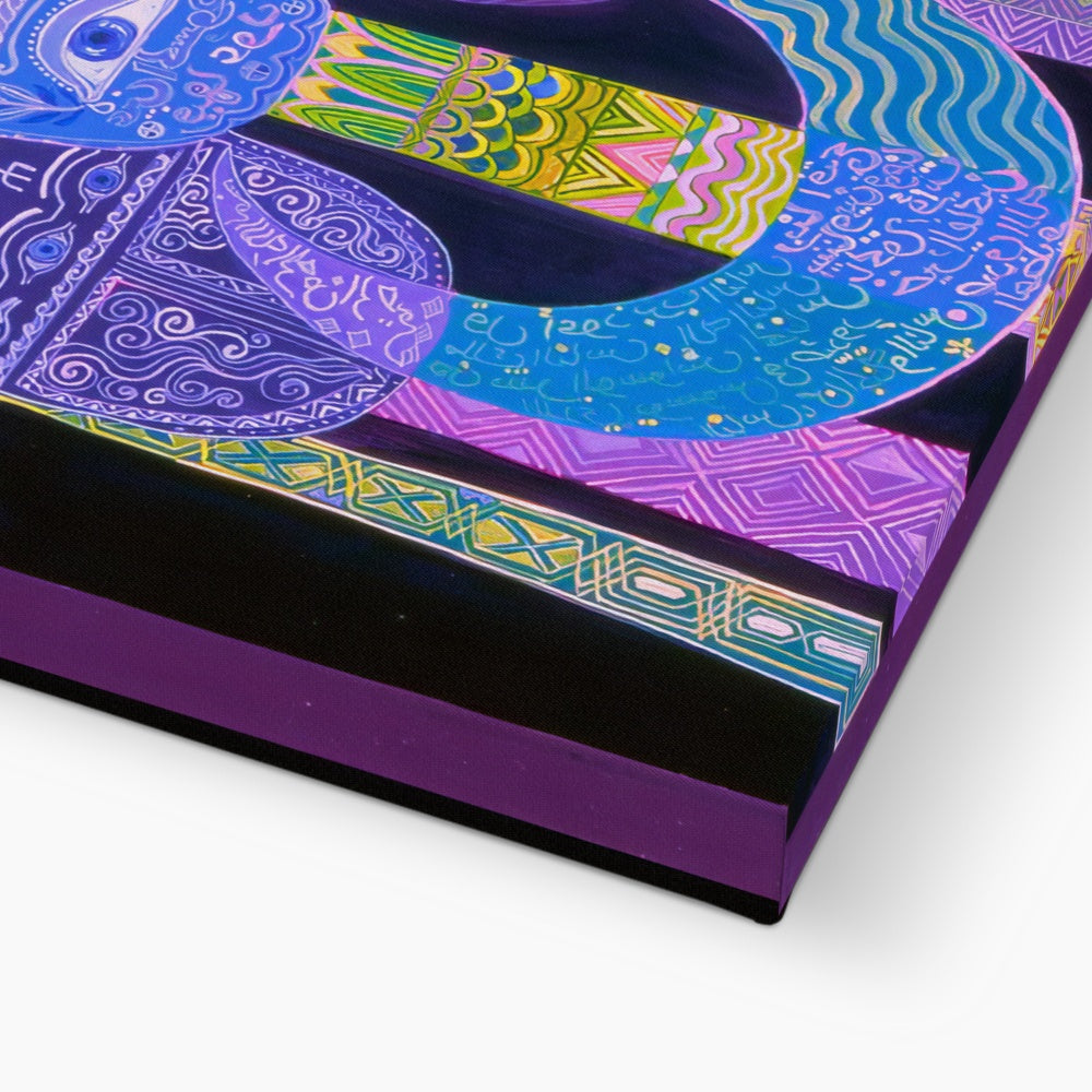 Alams’ - Laila Shawa’s 1992 Artwork on Eco Canvas 'Alams' Eco Canvas Art Print Fine art - Gifting Spree