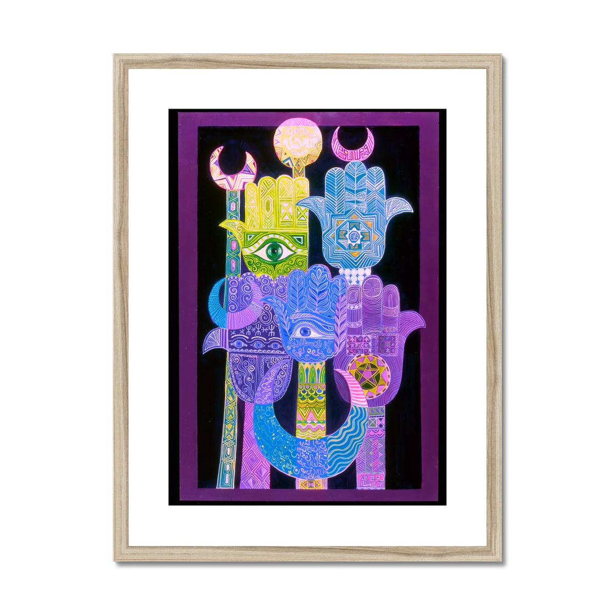 'Alams' Framed & Mounted Print Fine art kite-909139486 18"x24" / Natural Frame - Gifting Spree