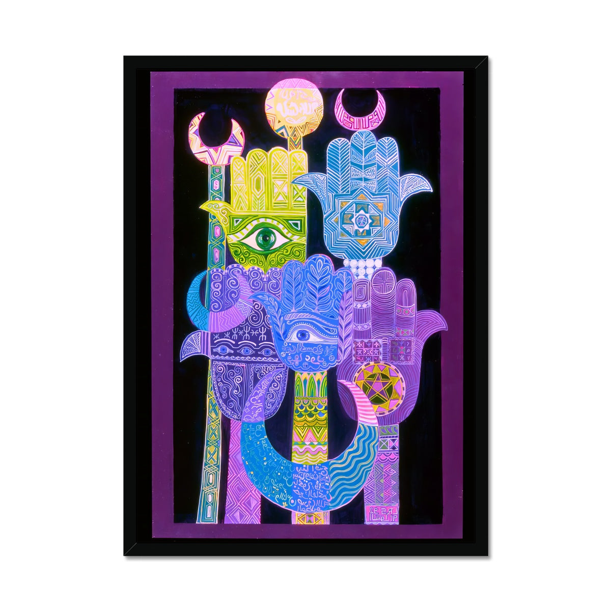 'Alams' Framed Print Fine art kite-909139391 20"x28" / Black Frame - Gifting Spree