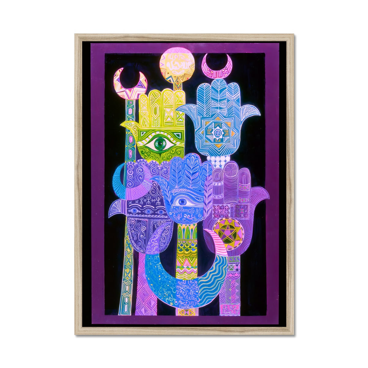 'Alams' Framed Print Fine art kite-909139393 20"x28" / Natural Frame - Gifting Spree