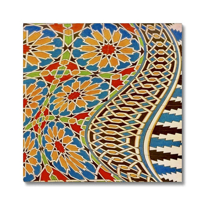 Sarab’s ‘Andalusia I’ Canvas -Timeless Laila Shawa Art 'Andalusia I' Canvas Art Print Fine art kite-896786642 24"x24" / White Wrap - Gifting Spree