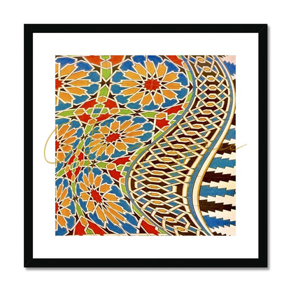 'Andalusia I' Framed & Mounted Print Fine art kite-896786393 12"x12" / Black Frame - Gifting Spree