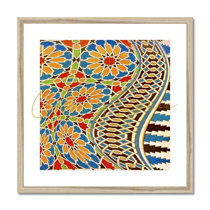 'Andalusia I' Framed & Mounted Print Fine art kite-896786395 12"x12" / Natural Frame - Gifting Spree