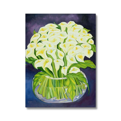 Calla Lilies, 1989 Canvas Fine art kite-909085793 18"x24" / White Wrap - Gifting Spree