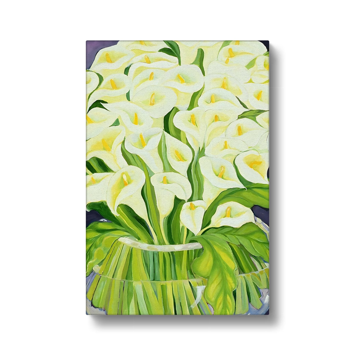 Calla Lilies, 1989 Eco Canvas Fine art kite-909085998 8"x12" / Image Wrap - Gifting Spree