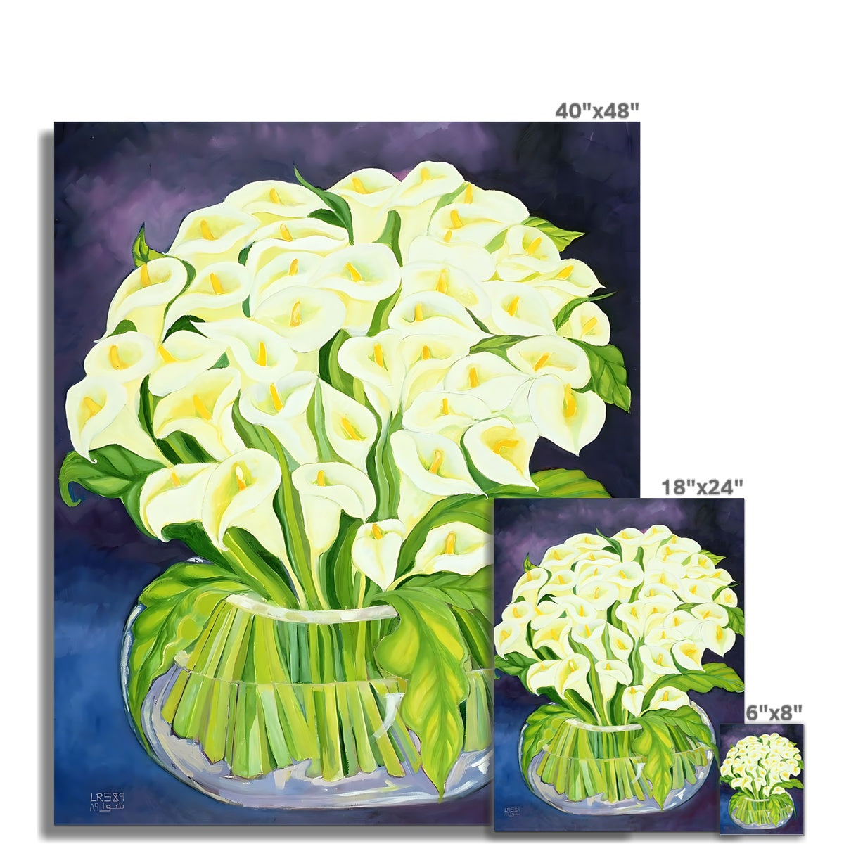 Calla Lilies, 1989 Fine Art Print Fine art - Gifting Spree