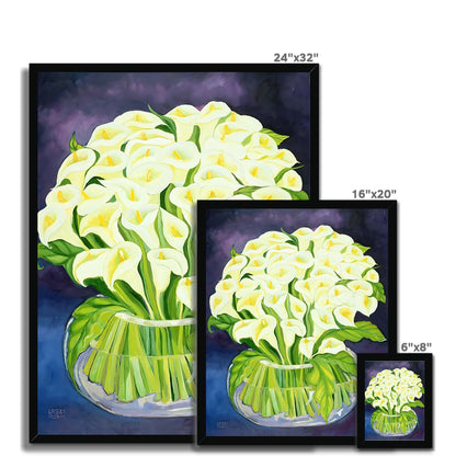 Calla Lilies, 1989 Framed Print Fine art - Gifting Spree