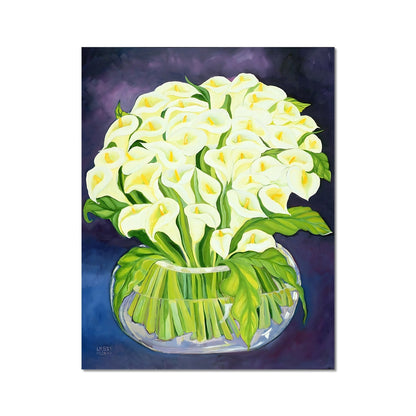 Calla Lilies, 1989 Rolled Canvas Fine art kite-909085852 14"x11" - Gifting Spree