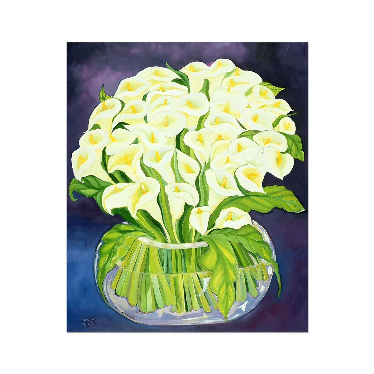 Calla Lilies, 1989 Rolled Canvas Fine art kite-909085873 20"x24" - Gifting Spree