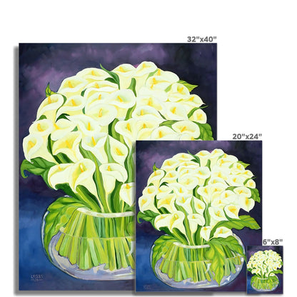 Calla Lilies, 1989 Rolled Canvas Fine art - Gifting Spree