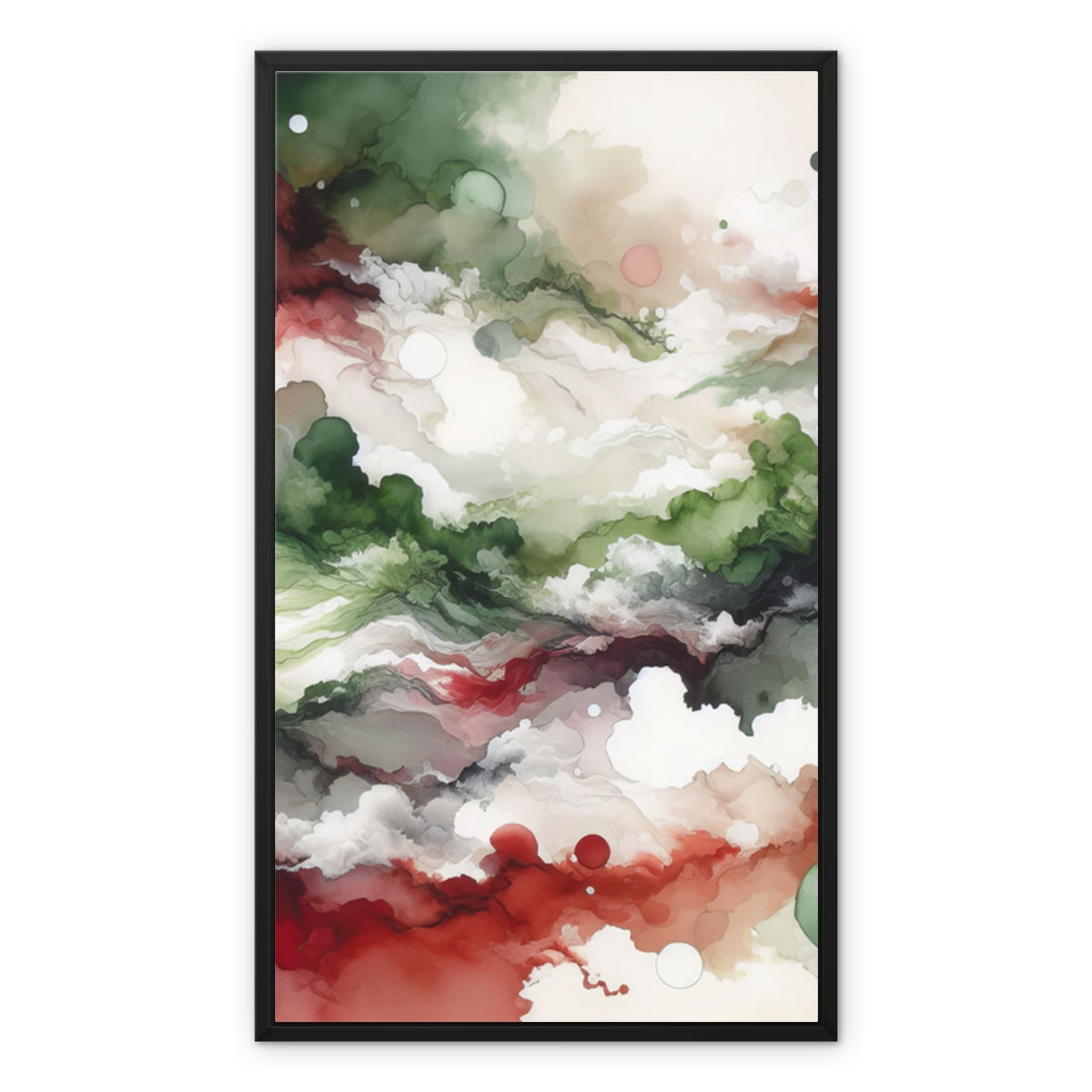 'Canvas of the Cosmos' Framed Canvas Fine art kite-927338060 20"x24" / Black Frame / White Wrap - Gifting Spree