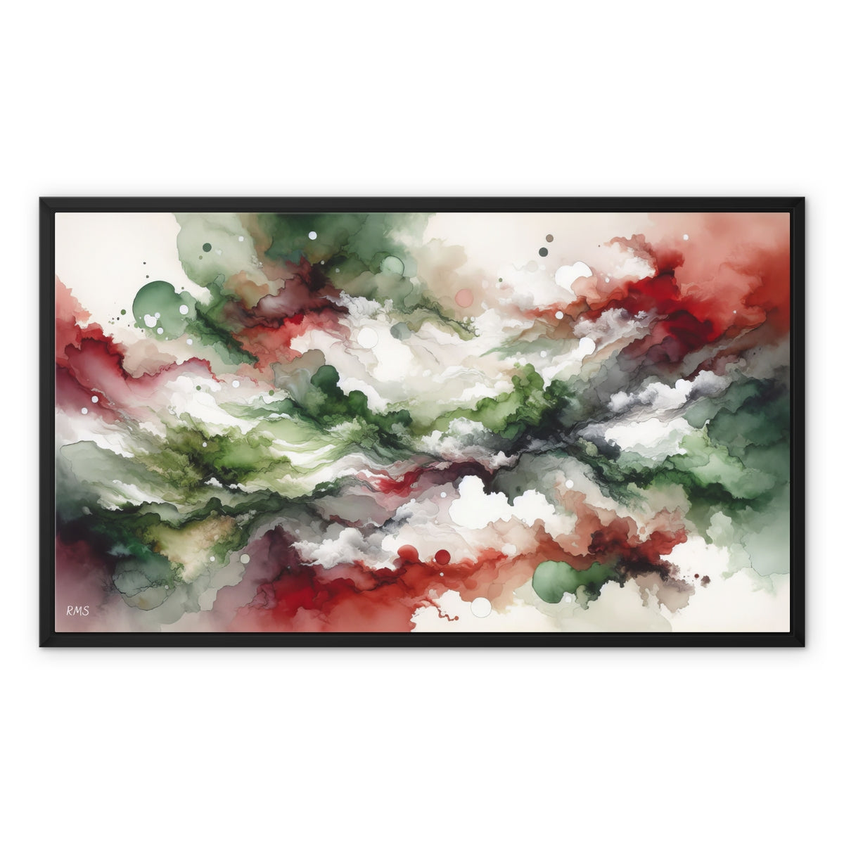 'Canvas of the Cosmos' Framed Canvas Fine art kite-927338062 24"x20" / Black Frame / White Wrap - Gifting Spree