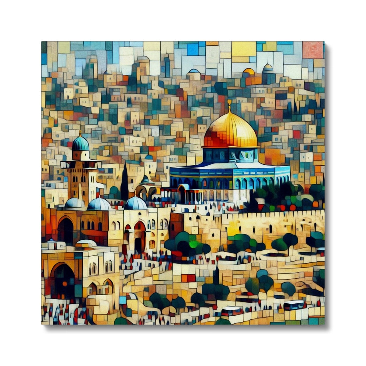 'City of Peace' Canvas Fine art kite-927111991 24"x24" / Image Wrap - Gifting Spree