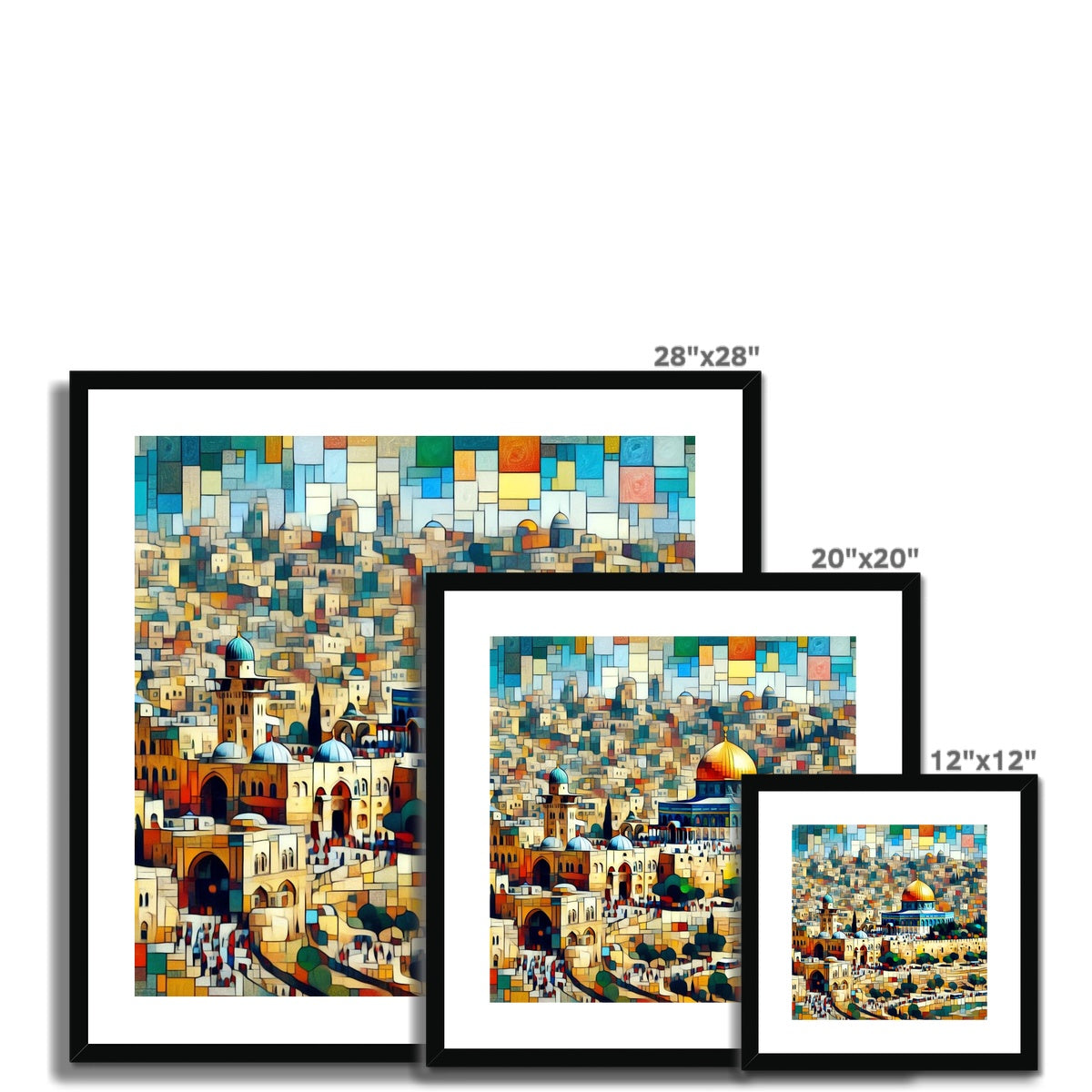 'City of Peace' Framed & Mounted Print Fine art - Gifting Spree