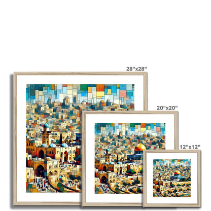 'City of Peace' Framed & Mounted Print Fine art - Gifting Spree