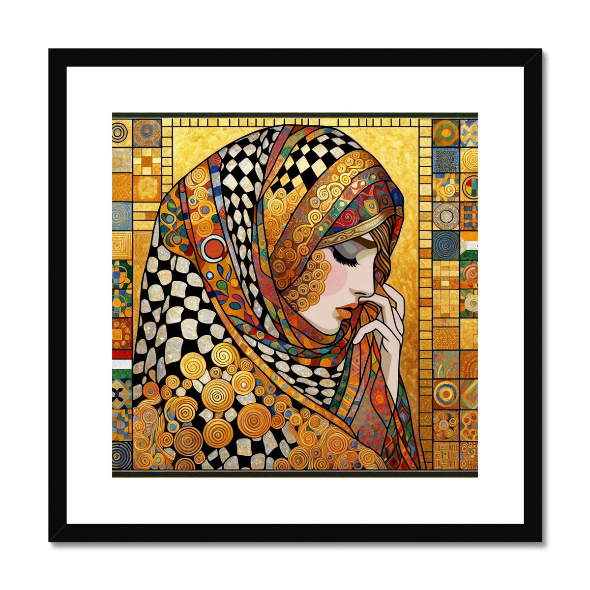 'Dream Wrap' Framed & Mounted Print Fine art kite-925177835 20"x20" / Black Frame - Gifting Spree