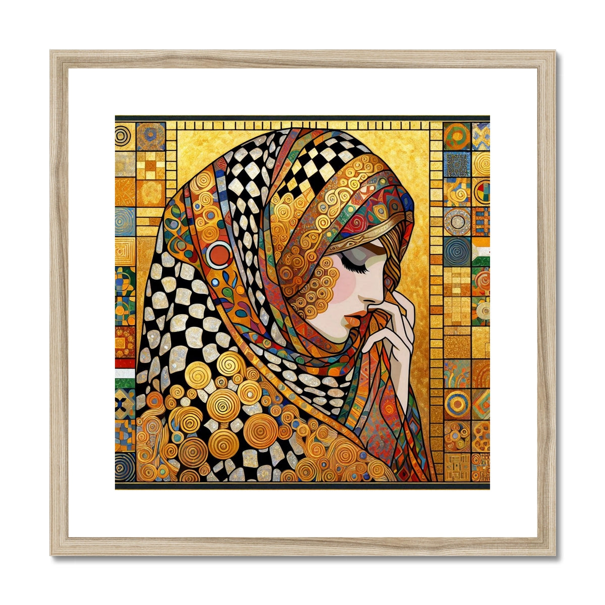 'Dream Wrap' Framed & Mounted Print Fine art kite-925177837 20"x20" / Natural Frame - Gifting Spree