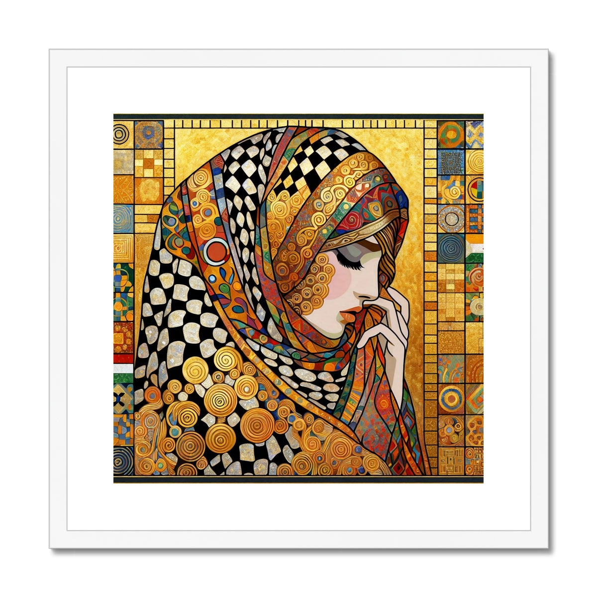 'Dream Wrap' Framed & Mounted Print Fine art kite-925177836 20"x20" / White Frame - Gifting Spree