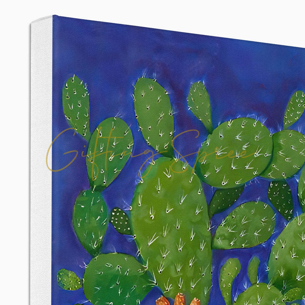 Canvas Print - ‘Drowning Cactus 2014’ by Laila Shawa 'Drowning Cactus' Canvas Art Print Fine art - Gifting Spree