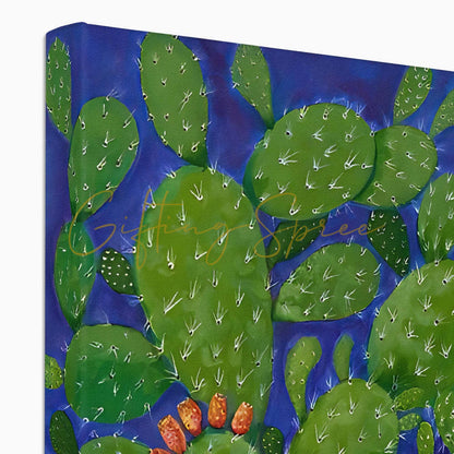 Canvas Print - ‘Drowning Cactus 2014’ by Laila Shawa 'Drowning Cactus' Canvas Art Print Fine art - Gifting Spree