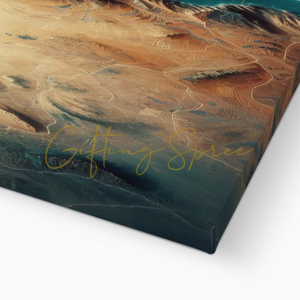 Abstract Art 'Energy Rising' Canvas | Palestine 'Energy Rising' Canvas Art Print Fine art - Gifting Spree