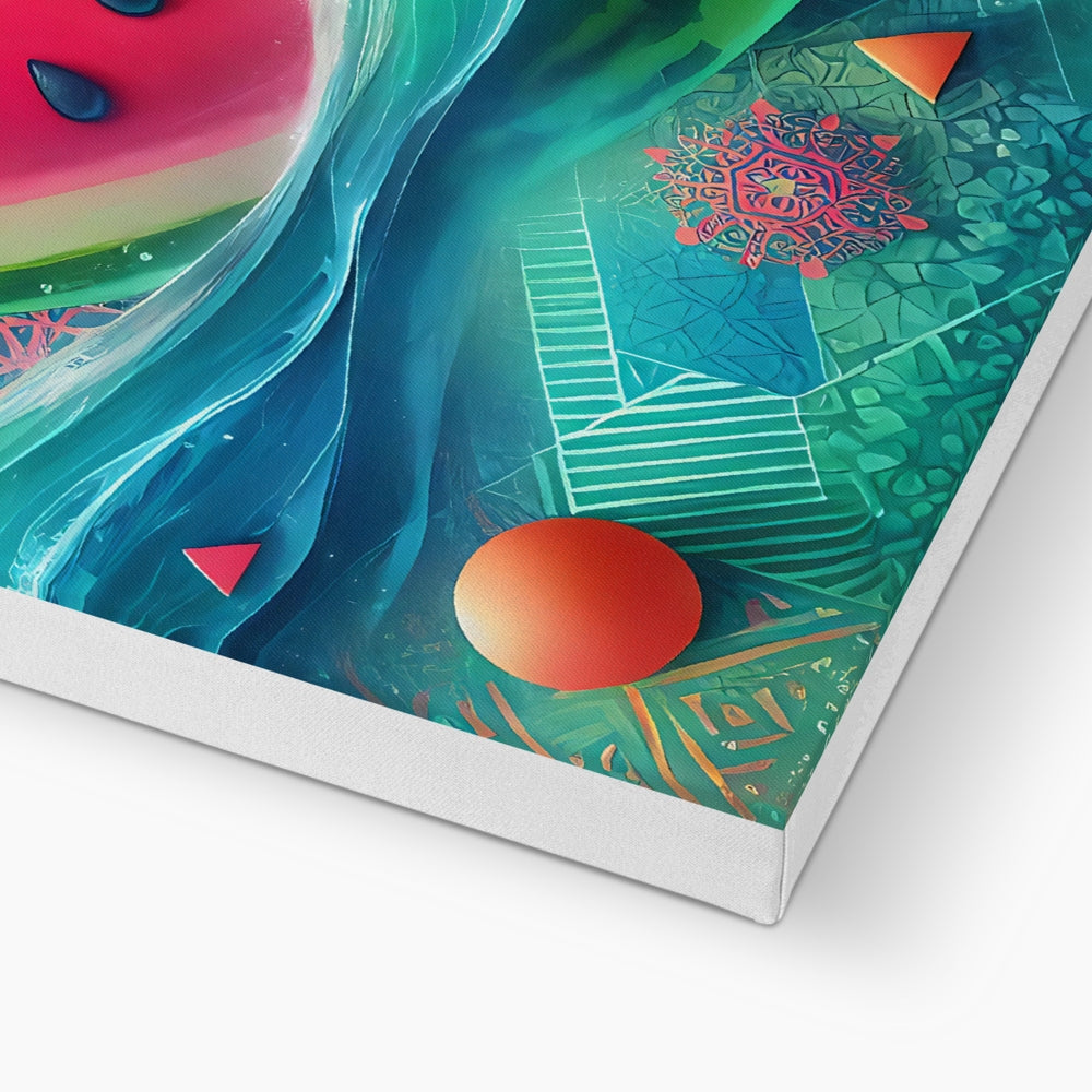 'Floating Watermelon' Canvas Fine art - Gifting Spree