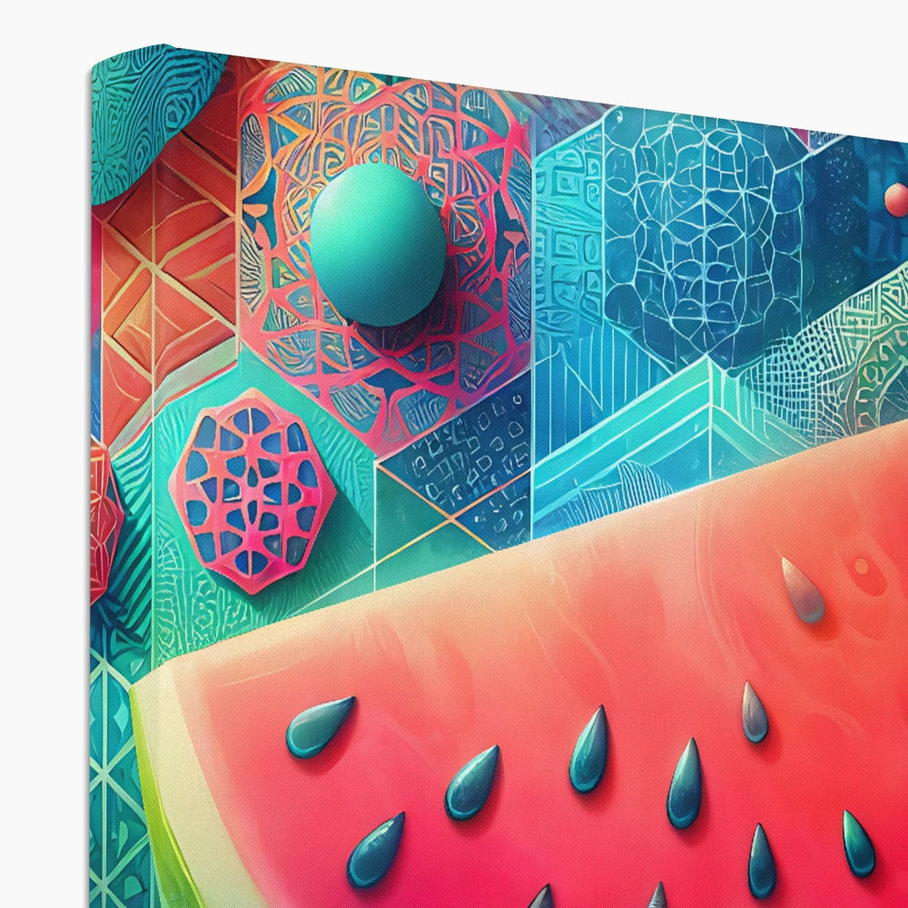 'Floating Watermelon' Eco Canvas Fine art - Gifting Spree