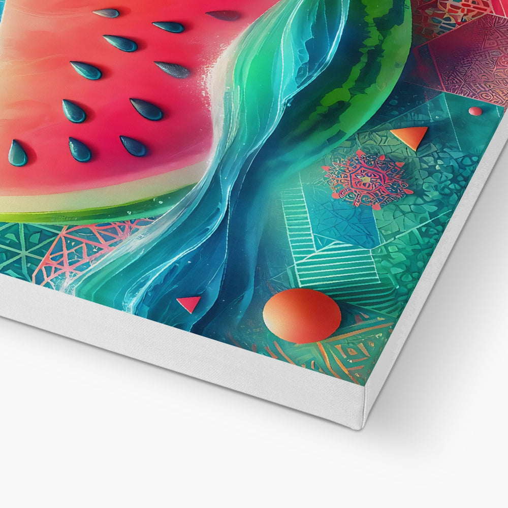 'Floating Watermelon' Eco Canvas Fine art - Gifting Spree