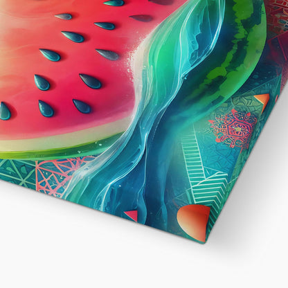 'Floating Watermelon' Eco Canvas Fine art - Gifting Spree