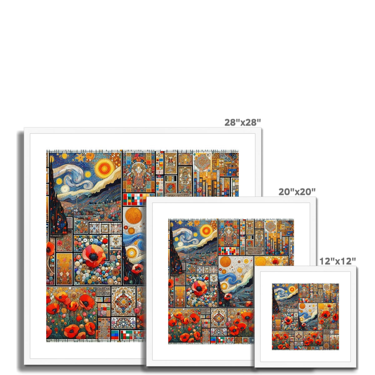 'Four Seasons' Framed & Mounted Print Fine art - Gifting Spree