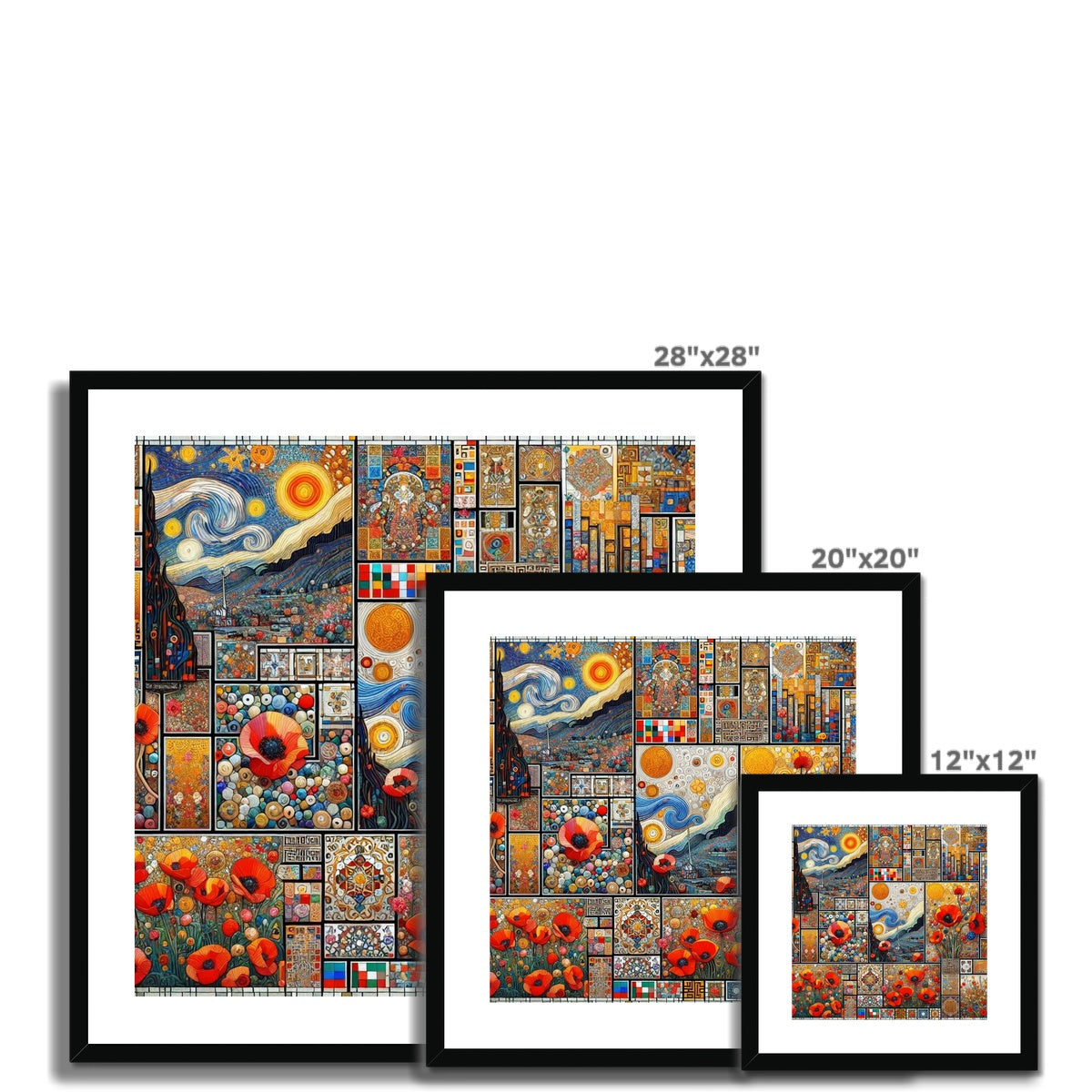 'Four Seasons' Framed & Mounted Print Fine art - Gifting Spree