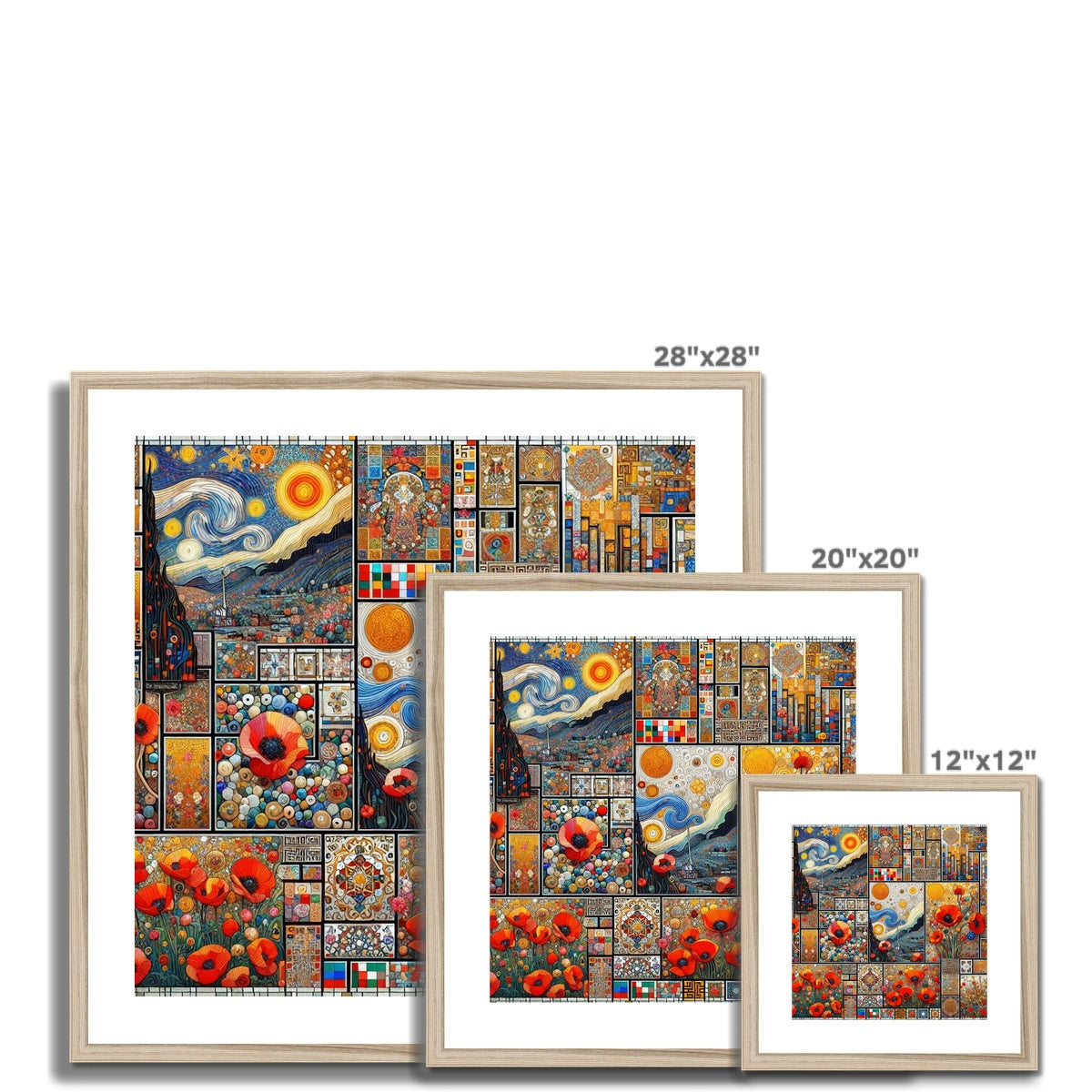 'Four Seasons' Framed & Mounted Print Fine art - Gifting Spree