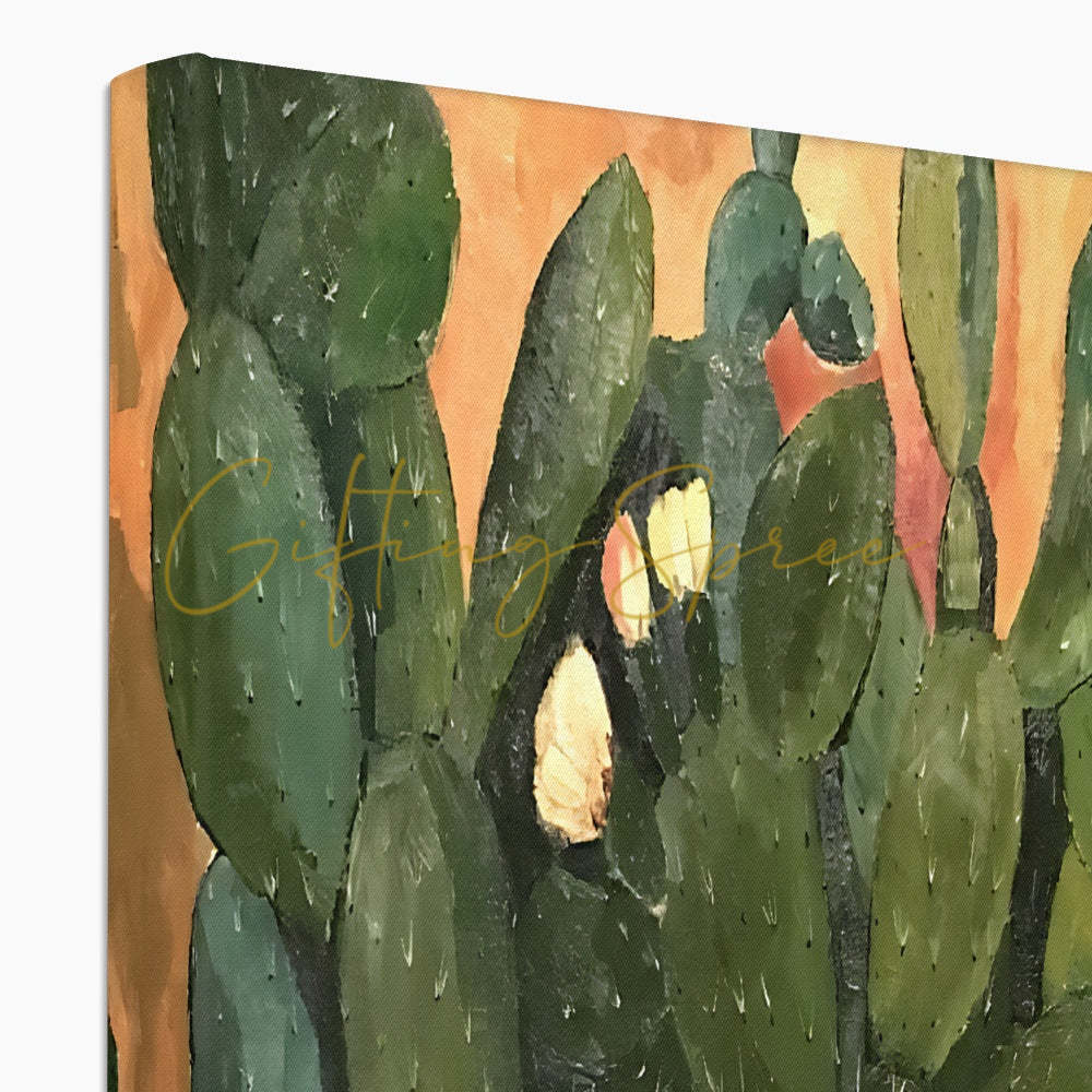 Eco Canvas - ‘Gaza Cactus, 1965’ | Art Print 'Gaza Cactus' Eco Canvas Art Print Fine art - Gifting Spree