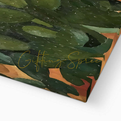 Eco Canvas - ‘Gaza Cactus, 1965’ | Art Print 'Gaza Cactus' Eco Canvas Art Print Fine art - Gifting Spree