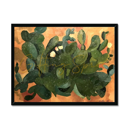 Framed Print | Gaza Cactus, 1965 | Art Print 'Gaza Cactus' Framed Print Fine art kite-906704946 24"x18" / Black Frame - Gifting Spree