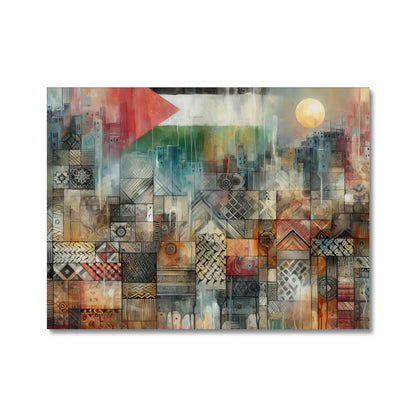 'Gaza - Seven Layers' Canvas Fine art kite-927555363 32"x24" / Image Wrap - Gifting Spree