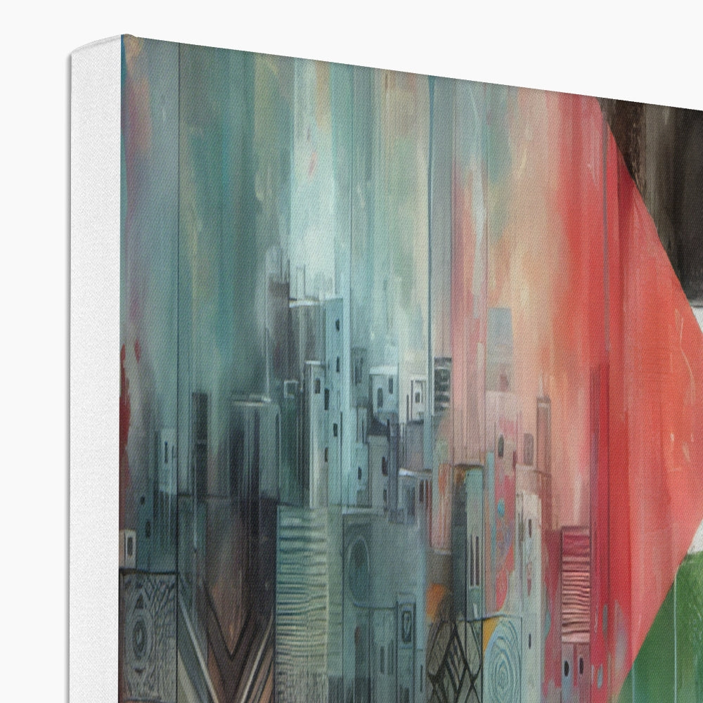 'Gaza - Seven Layers' Canvas Fine art - Gifting Spree