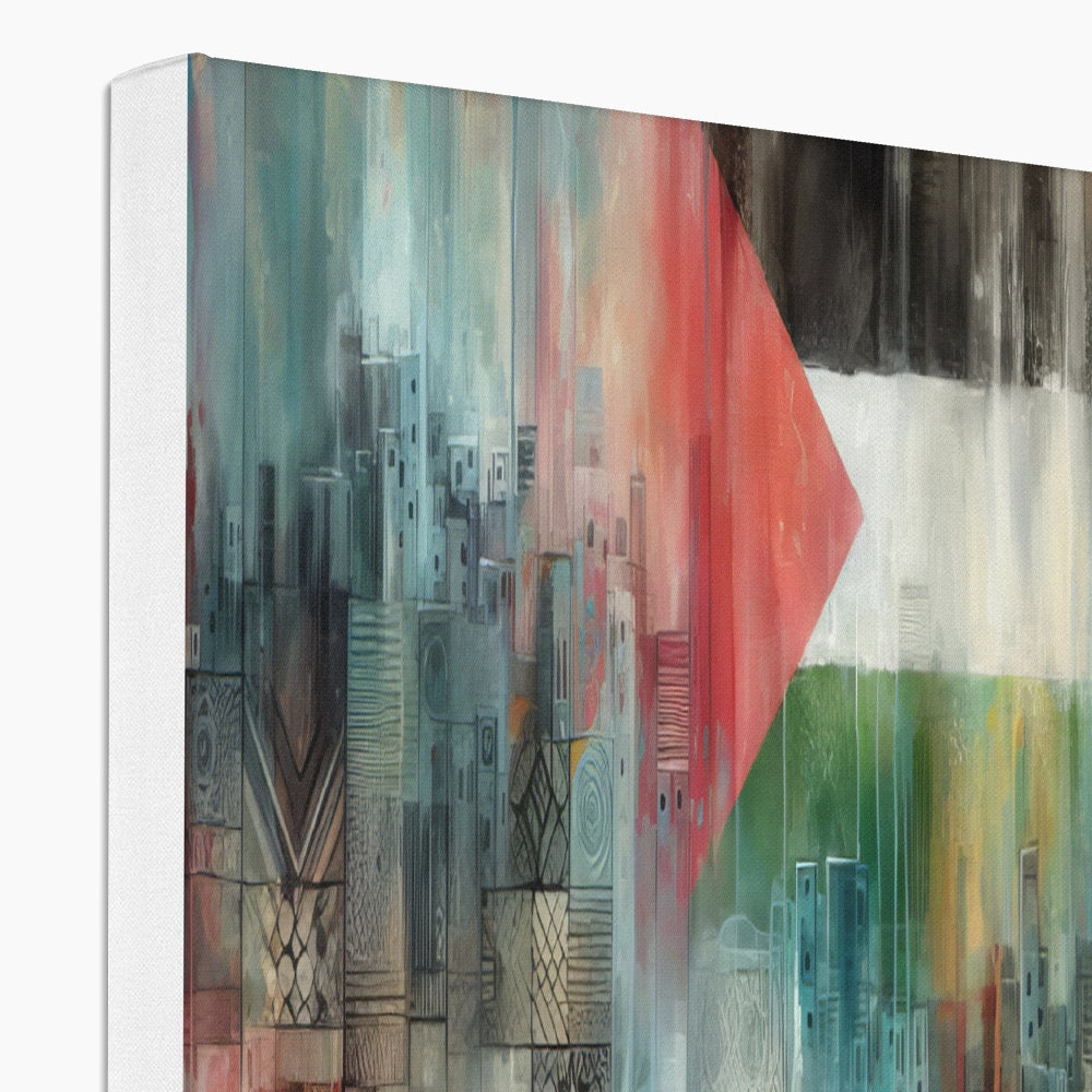 'Gaza - Seven Layers' Eco Canvas Fine art - Gifting Spree