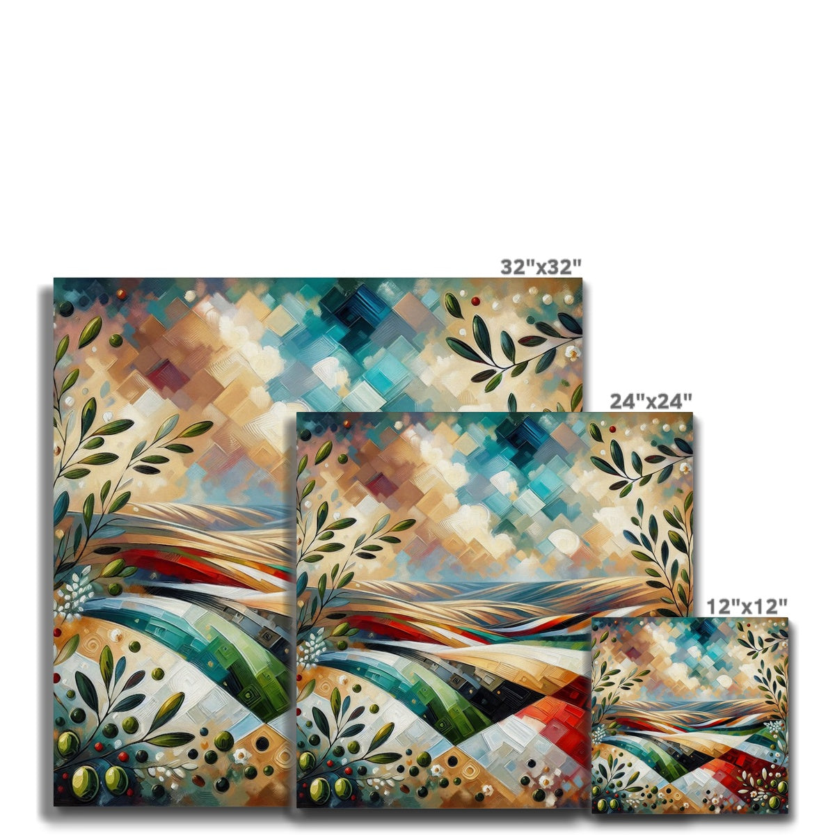 'Glorious Hills' Canvas Fine art - Gifting Spree