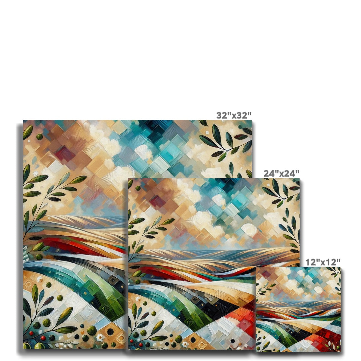 'Glorious Hills' Canvas Fine art - Gifting Spree