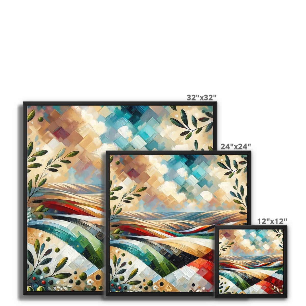 'Glorious Hills' Framed Canvas Fine art - Gifting Spree