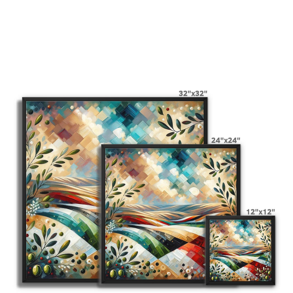 'Glorious Hills' Framed Canvas Fine art - Gifting Spree