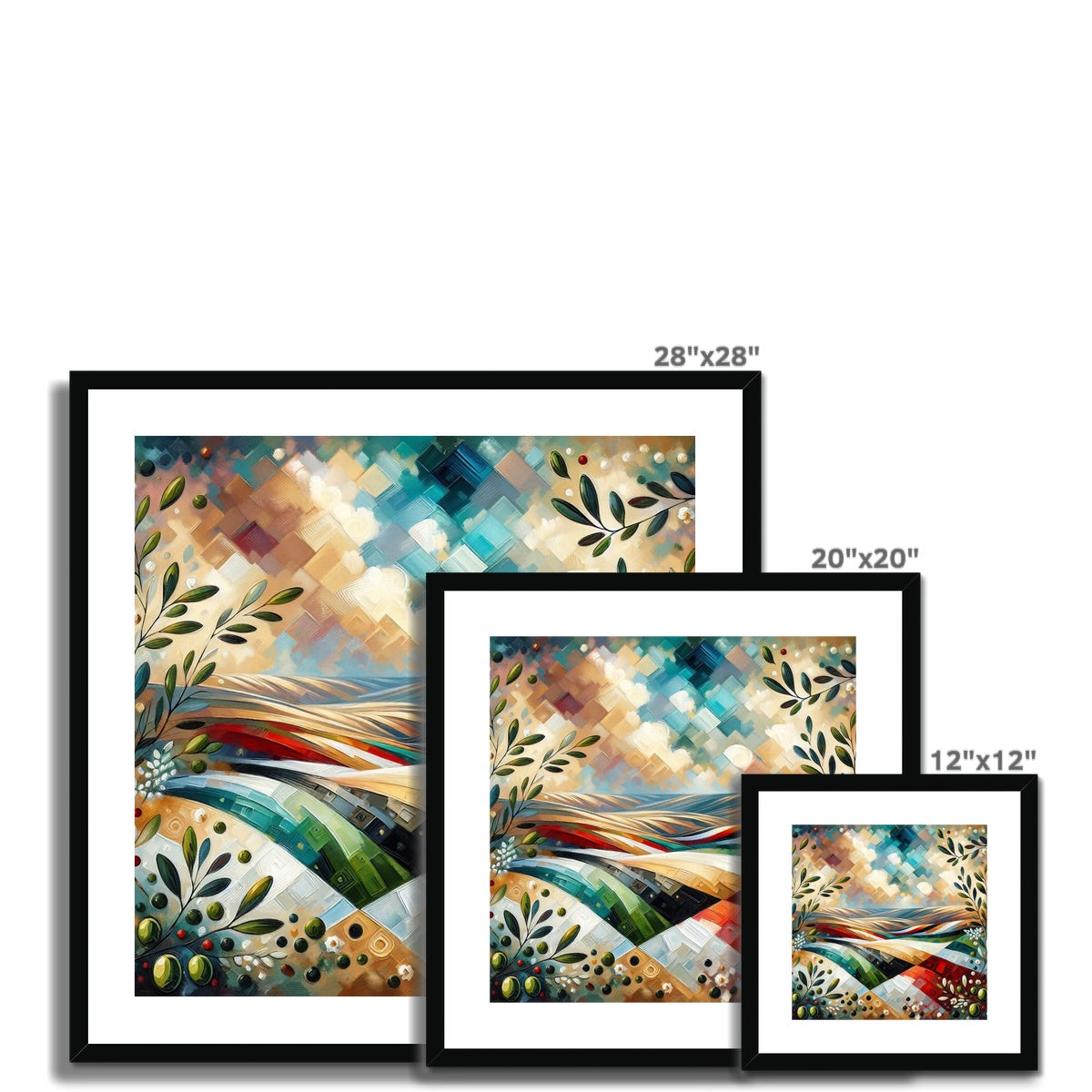 'Glorious Hills' Framed & Mounted Print Fine art - Gifting Spree