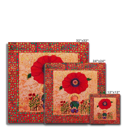 'Handala and The Poppy' Canvas Fine art - Gifting Spree