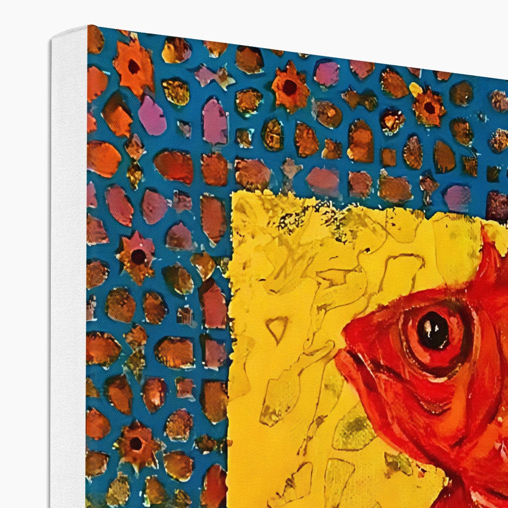 Canvas Print - ‘Handala and the Red Fish’ 'Handala and the Red Fish' Canvas Art Print Fine art - Gifting Spree