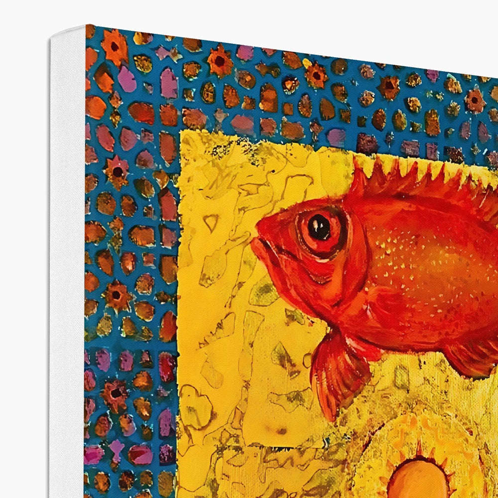 Eco Canvas - ‘Handala and the Red Fish’ | Art Print 'Handala and the Red Fish' Eco Canvas Art Print Fine art - Gifting Spree