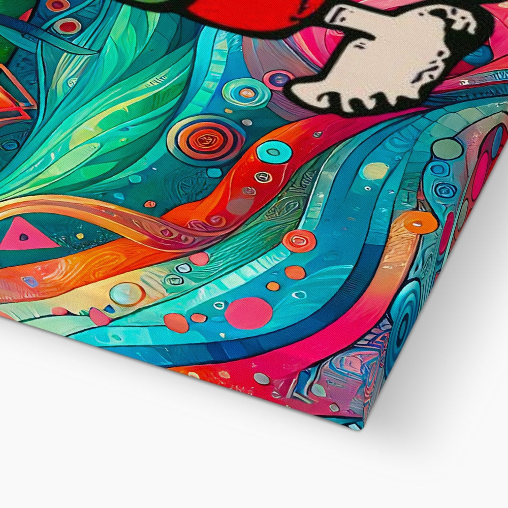 Handala Planet Canvas Fine art - Gifting Spree