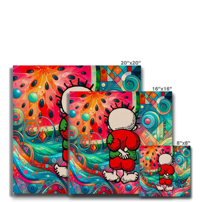 Handala Planet Eco Canvas Fine art - Gifting Spree