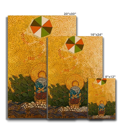 'Handala & The Kite Flying High' Eco Canvas Fine art - Gifting Spree